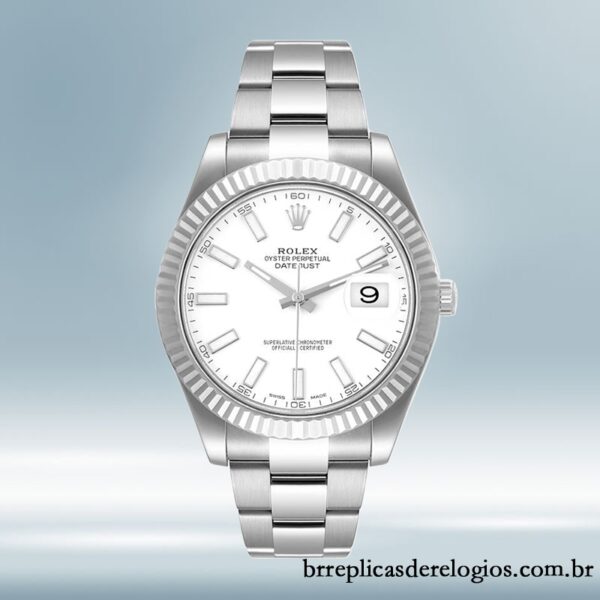 Rolex Datejust masculino 116334 41mm Automático Tom prata - Image 2