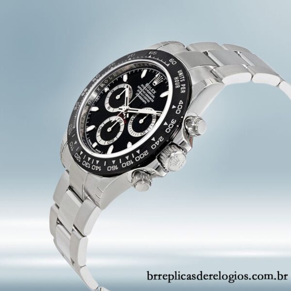Rolex Daytona m116500ln-0002 masculino 40mm mostrador preto - Image 3