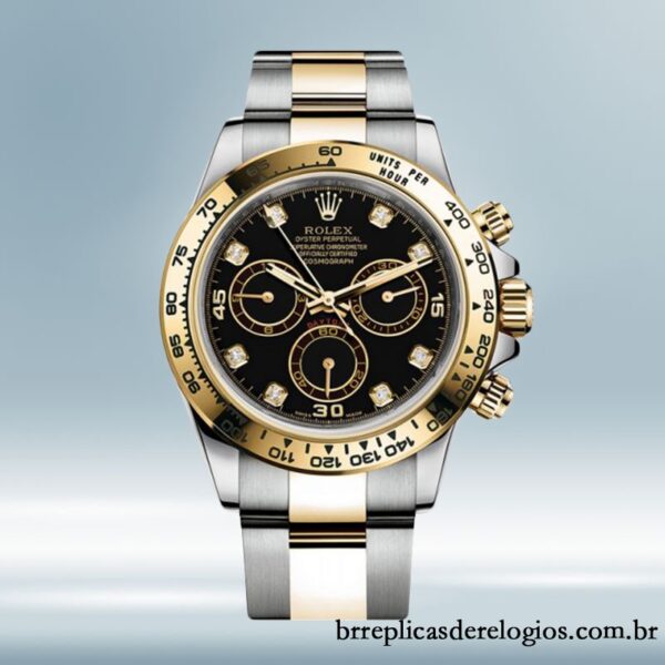 Rolex Daytona 40mm 116503BKDO masculino mostrador preto Tom prata - Image 2