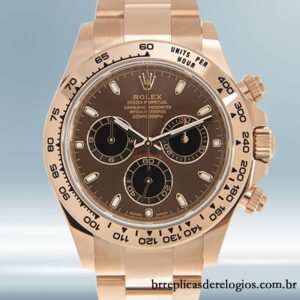 Rolex Daytona 40mm masculino m116505-0013 Rosa Dourado