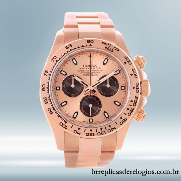 Rolex Daytona 40mm masculino m116505-0009 Rosa Dourado pulseira de ostra - Image 2