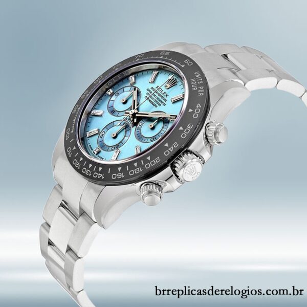 Rolex Daytona 116506IBLDO masculino 40mm Mostrador Azul Gelo - Imagem 3