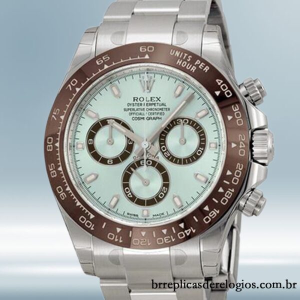 Rolex Daytona 116506IBLSO masculino 40mm Tom prata Automático