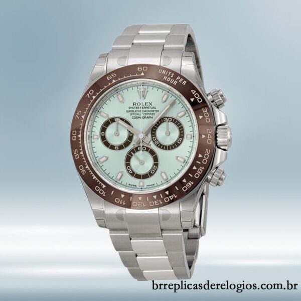 Rolex Daytona 116506IBLSO masculino 40mm Tom prata Automático - Imagem 2