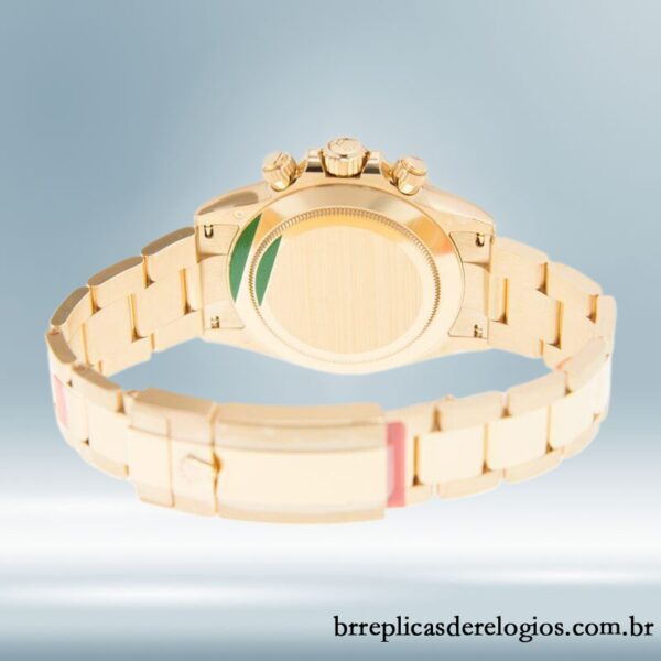 Rolex Daytona masculino 40mm 116508BKCSO tom de ouro amarelo Mostrador preto e champanhe - Image 4