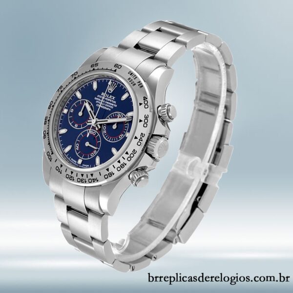 Rolex Daytona masculino 40mm m116509-0071 Tom prata - Image 3