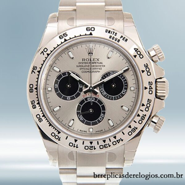 Rolex Daytona 40mm masculino m116509-0072 Tom prata Mostrador cinza