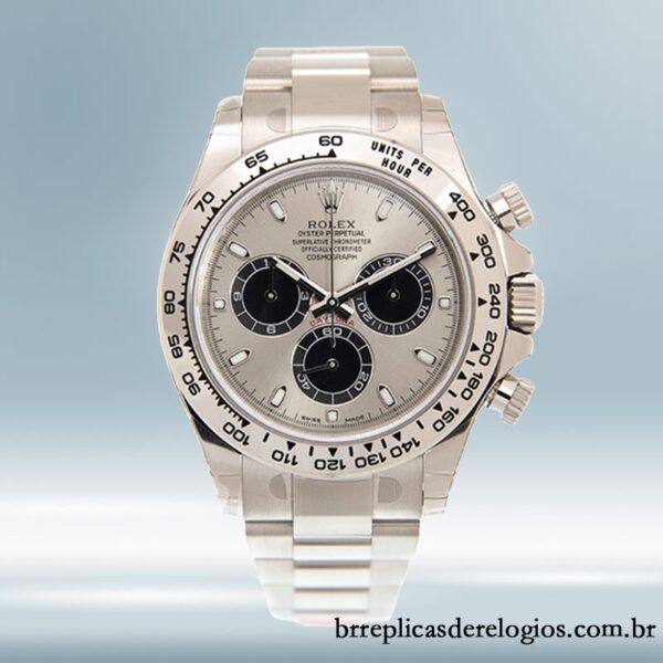 Rolex Daytona 40mm masculino m116509-0072 Tom prata Mostrador cinza - Image 2
