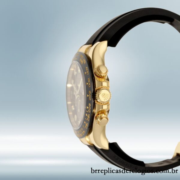Rolex Daytona 116518CDR masculino 40mm Elástico de borracha mostrador champanhe - Image 3