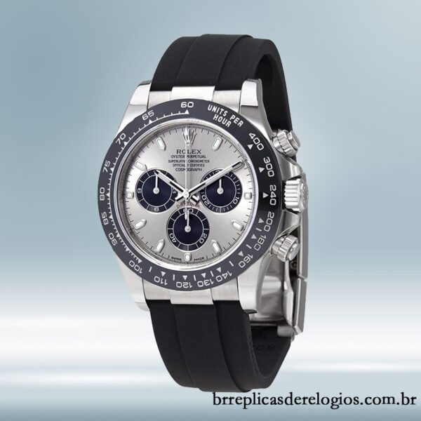 Rolex Daytona masculino 116519LN 40mm Mostrador de A?o Tom prata - Image 2