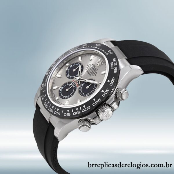 Rolex Daytona masculino 116519LN 40mm Mostrador de A?o Tom prata - Image 3