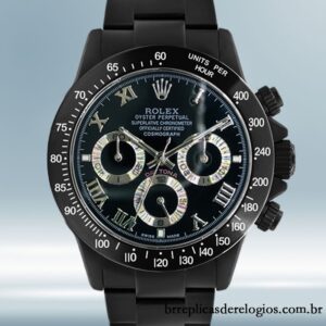 Rolex Daytona 40mm 116520 masculino mostrador preto Automático