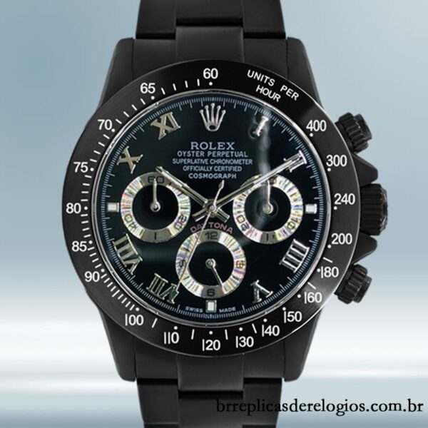 Rolex Daytona 40mm 116520 masculino mostrador preto Automático