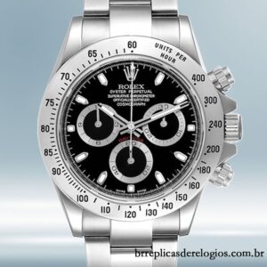 Rolex Daytona masculino 40mm 116520BKSO Pulseira