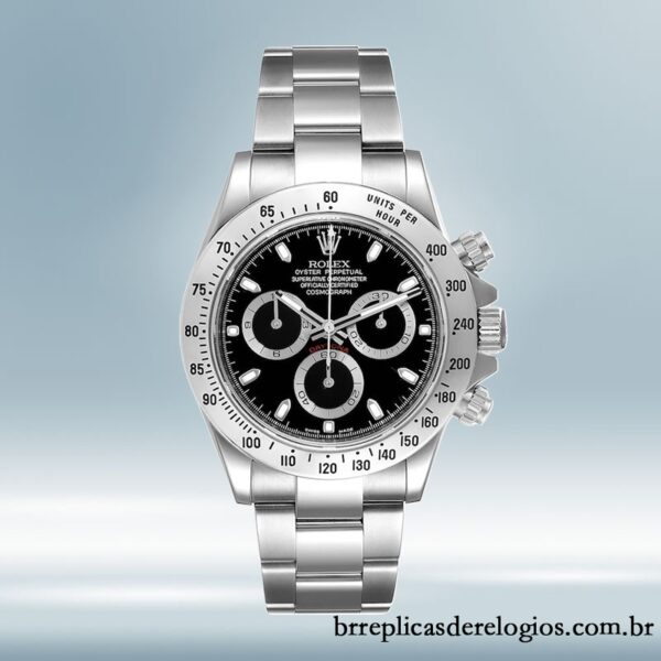 Rolex Daytona masculino 40mm 116520BKSO Pulseira - Image 2