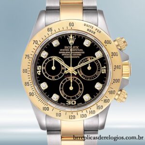 Rolex Daytona 40mm 116523BKDO masculino Pulseira