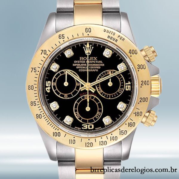 Rolex Daytona 40mm 116523BKDO masculino Pulseira
