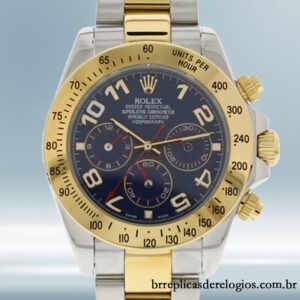 Rolex Daytona 116523BLAO 40mm masculino mostrador azul pulseira de ostra