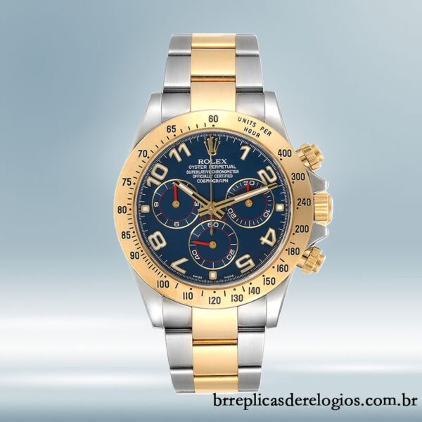Rolex Daytona 116523BLAO 40mm masculino mostrador azul pulseira de ostra - Image 2