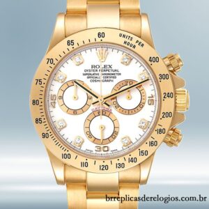 Rolex Daytona masculino 116528-0034 40mm Tom de ouro
