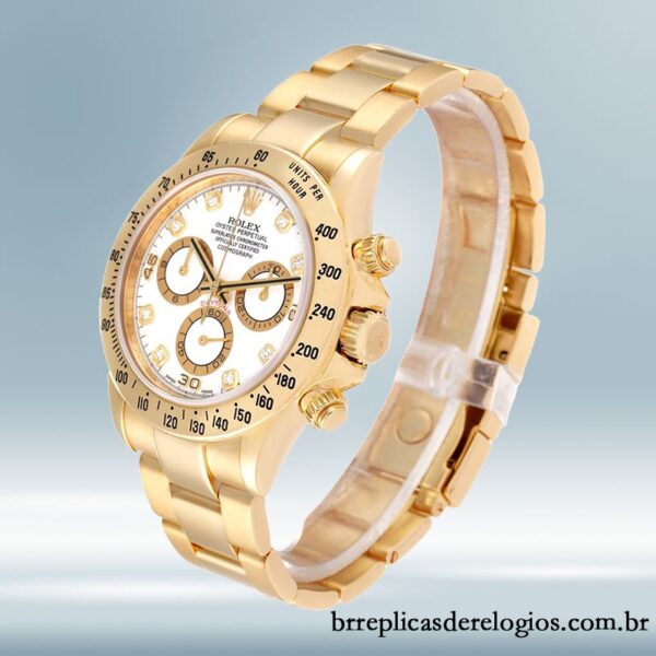 Rolex Daytona masculino 116528-0034 40mm Tom de ouro - Imagem 3