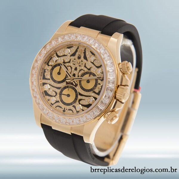 Rolex Daytona 40mm 116588TBR-0003 masculino Tom de ouro - Image 3
