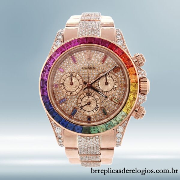 Rolex Daytona 40mm 116595RBOW-0002 masculino Automático pulseira de ostra - Imagem 2