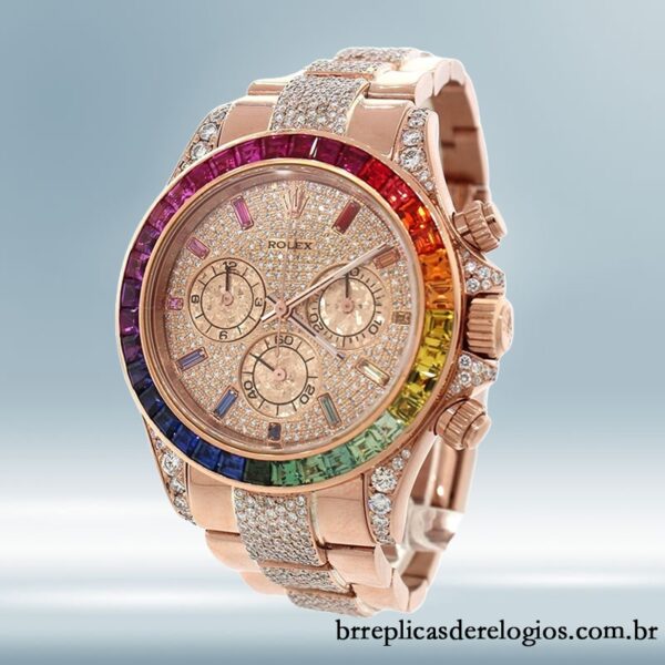 Rolex Daytona 40mm 116595RBOW-0002 masculino Automático pulseira de ostra - Imagem 3