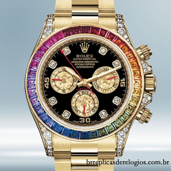 Rolex Daytona 116598RBOW masculino 40mm pulseira de ostra Automático