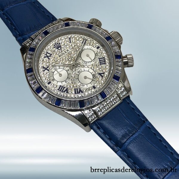 Rolex Daytona 40mm 116599-12SA masculino Automático Mostrador Pavimentado em Diamante - Image 2