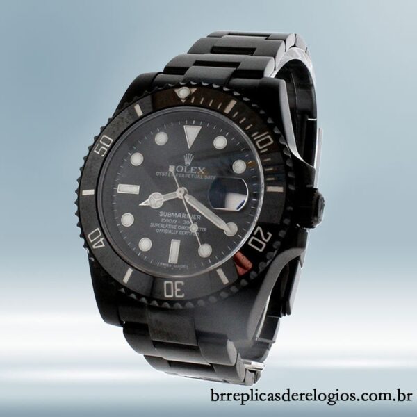 Rolex Submariner masculino 116610 40mm Automático mostrador preto - Imagem 3