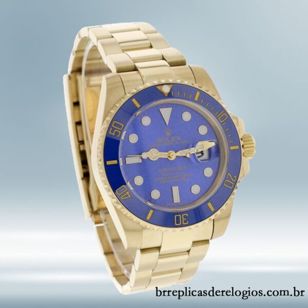 Rolex Submariner masculino 116618LB 40mm Automático mostrador preto - Imagem 3