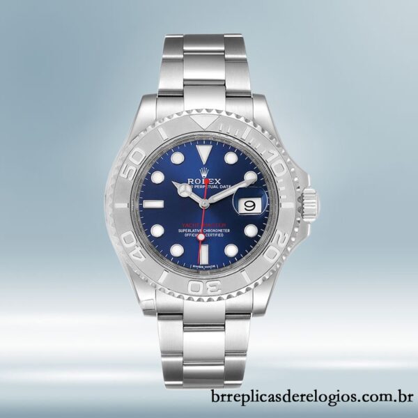 Rolex Yacht-master masculino 116622BLSO 40mm mostrador azul pulseira de ostra - Image 2