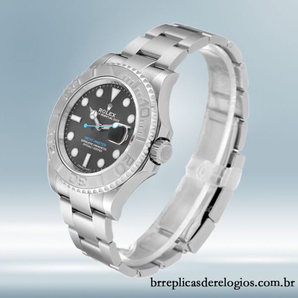 Rolex Yacht-master 116622GYSO masculino 40mm Tom prata - Image 3