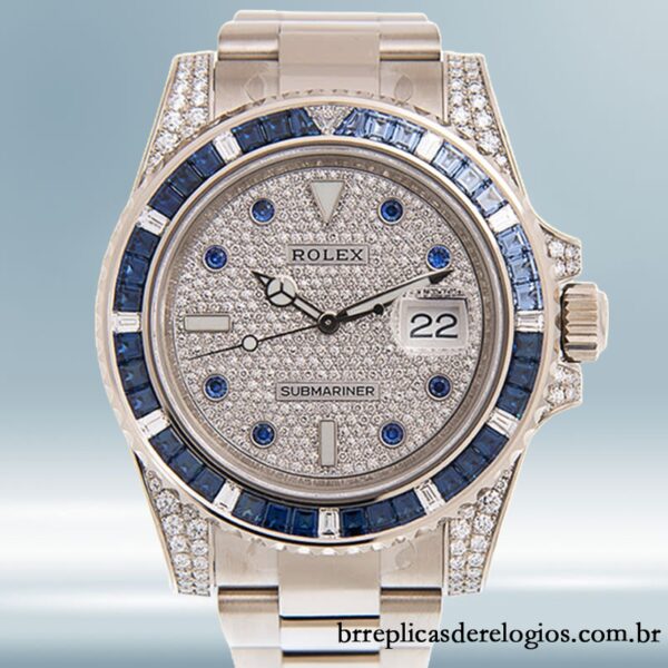 Rolex Submariner 116659 40mm masculino Tom prata