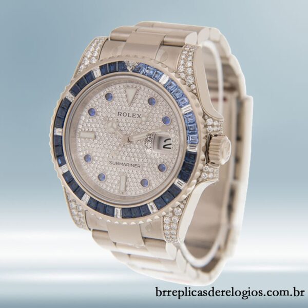 Rolex Submariner 116659 40mm masculino Tom prata - Image 3