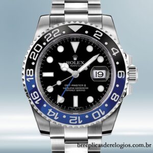 Rolex Gmt Master Ii 116710BLNR-78200 masculino 40mm Tom prata mostrador preto
