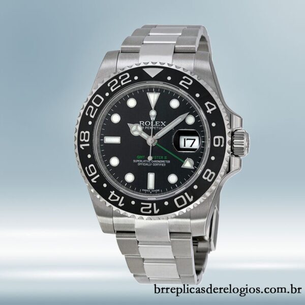 Rolex Gmt Master Ii 116710LN masculino 40mm Pulseira - Image 2