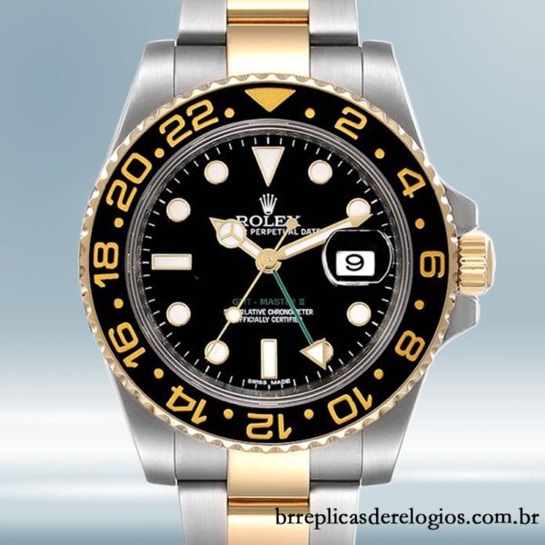 Rolex Gmt Master 40mm 16713BKSO-1 masculino pulseira de ostra Automático