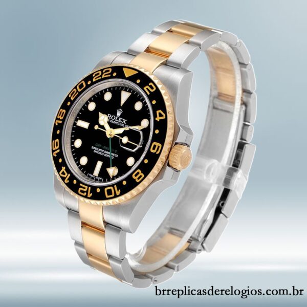 Rolex Gmt Master 40mm 16713BKSO-1 masculino pulseira de ostra Automático - Image 3