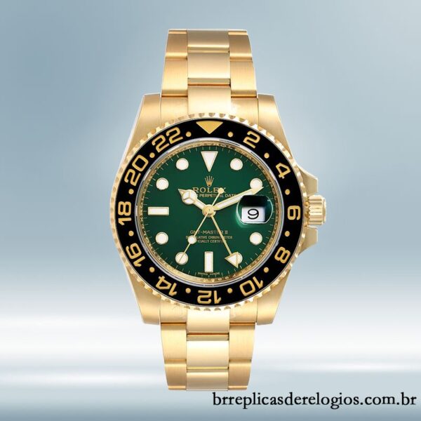 Rolex Gmt Master 40mm masculino 116718GRSO pulseira de ostra - Image 2