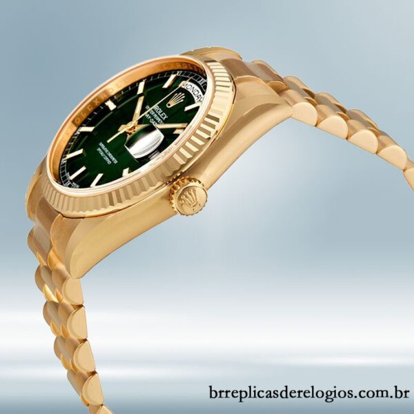 Rolex Day-Date 36mm 118238GNSP Unissex Automático Mostrador Verde - Image 3