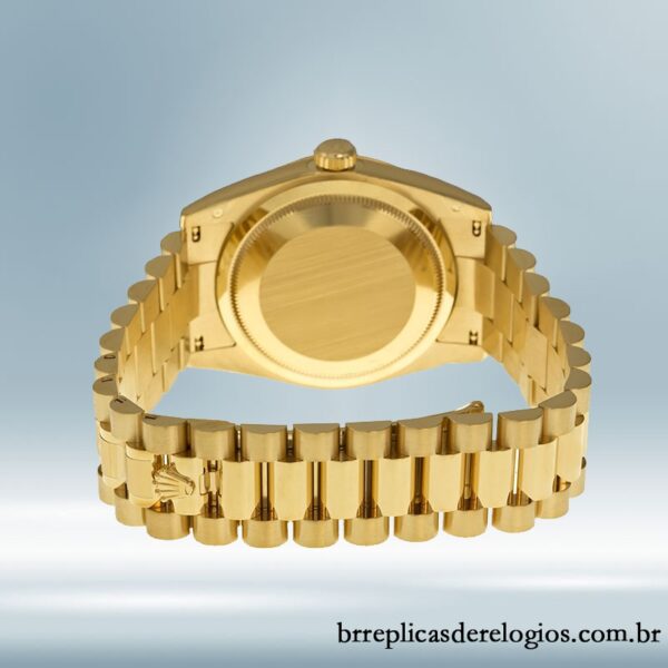 Rolex Day-Date 118238MDP masculino 36mm tom de ouro amarelo - Imagem 4