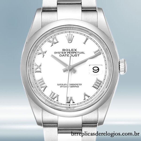 Rolex Datejust masculino m126200-0008 36mm Tom prata