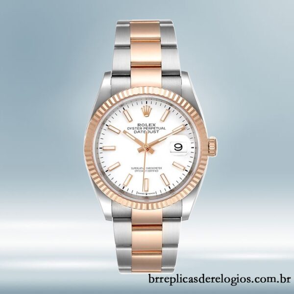 Rolex Datejust masculino m126231-0018 36mm Tom prata - Image 2