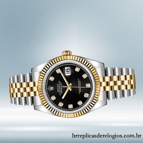 Rolex Datejust m126233-0021 36mm masculino Tom prata Pulseira Jubileu/Pulseira Ostra - Image 3