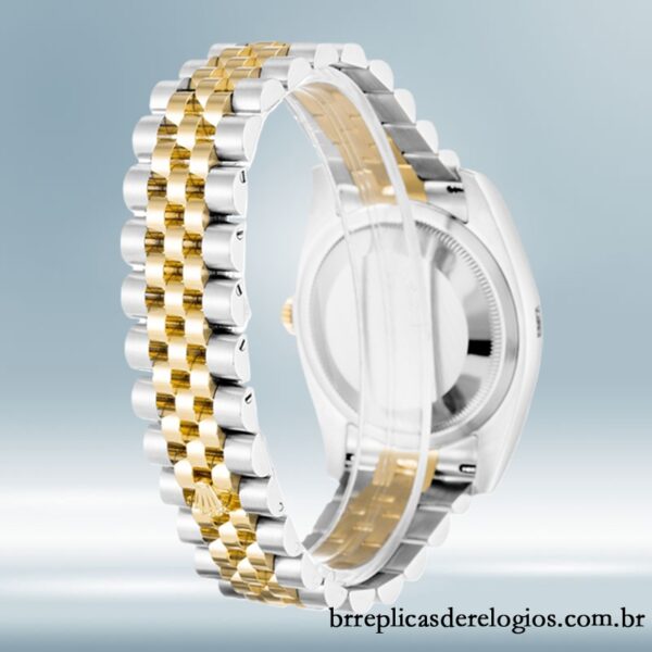 Rolex Datejust masculino 36mm m126233-0025 Tom prata Automático - Imagem 4