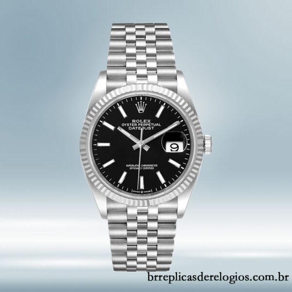 Rolex Datejust 36mm 126234BKSJ masculino Automático - Imagem 2