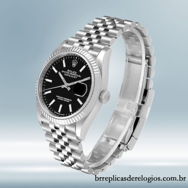 Rolex Datejust 36mm 126234BKSJ masculino Automático - Imagem 3