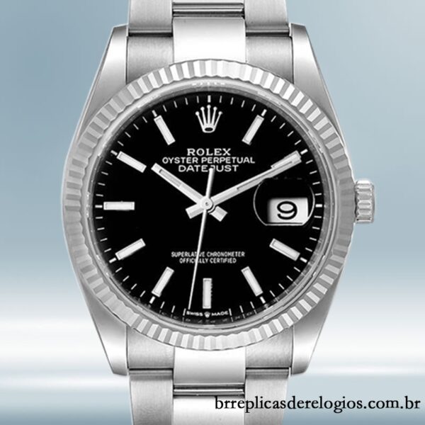 Rolex Datejust 126234BKSO masculino 36mm pulseira de ostra Automático